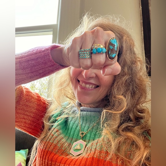 Various vintage, antique & designer jewelry pieces in 14K and 18K gold - Picture 10 of 13